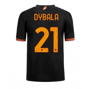 AS Roma Paulo Dybala #21 Tredje trøje 2023-24 Kort ærmer